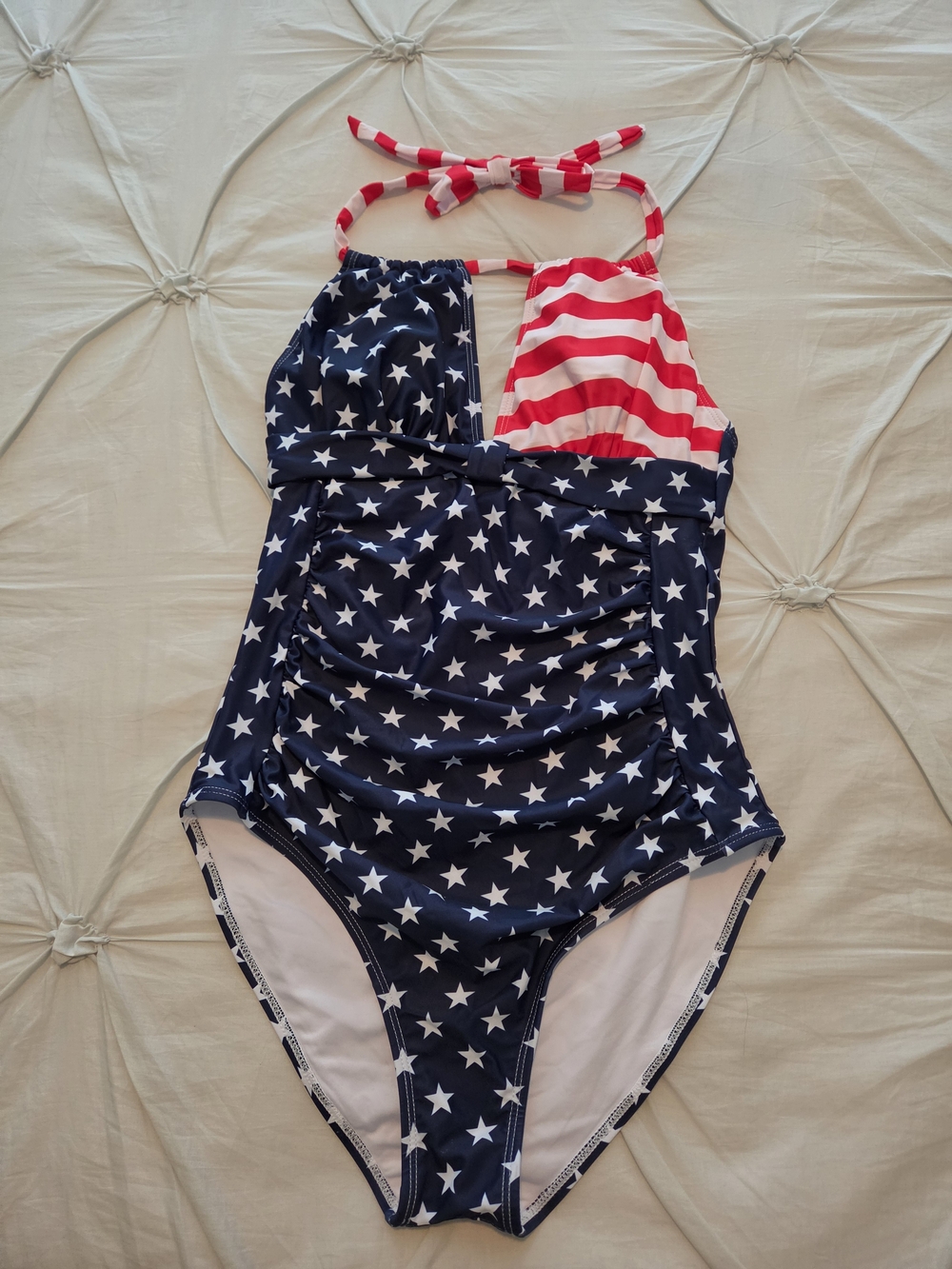 New Smismivo Ruched One-Piece Swimsuit